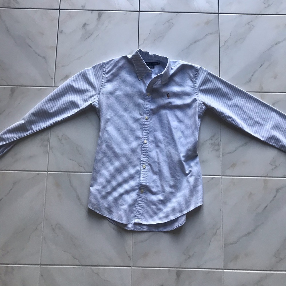 Women’s Striped Ralph Lauren Button Down